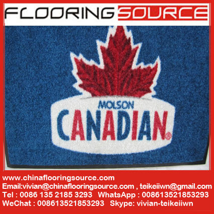 Anti Slip Custom Printed Welcome Logo Door Mat Outdoor Floor Mat Nylon Fiber Rubber Backing Sweep Dirt Entrance Mat