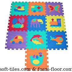 China Top Quality Jigsaw Mat with Animals , Fruit and Traffic Non-toxic, Environmental supplier