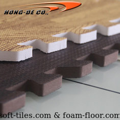 China Non-toxic Soft Wood Tiles - EVA foam softer , safety passing EN71,REACH, Formamide supplier