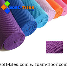 China Cheap PVC yoga mat 173*61CM 6mm thickness Quality assured supplier