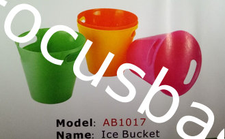 China FBAB1017 For wholesales eco-friendly pp plastic ice bucket with printing logo on supplier
