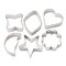 Welcome popular Christmas design stainless steel cookie cutter Classic Shapes supplier