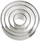 Plain Edge Round Cutters in Graduated Sizes, Stainless Steel, 4 Pc Set supplier