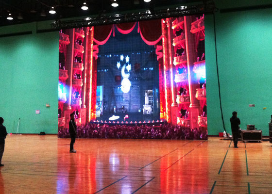 China Rental LED Screen Advertising Display Boards /  P12 Indoor LED Display Screen Rentals supplier