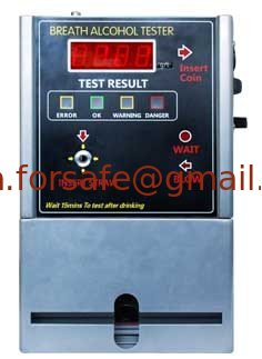 Coin operated digital alcohol tester breathalyzer FS319