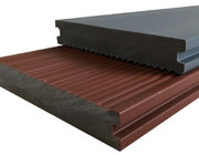Wpc co-extruded wood plastic floor balcony terrace anti-corrosion pe plastic wood outdoor floor 140*23