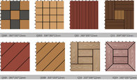 2018 WPC Anti-slip waterproof DIY Interlocking Decking flooring tiles 300*300mm for pool garden puzzle tiles exterior/i