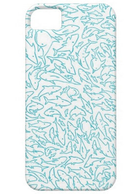 China Lovely cute shark iphone 5 cases designed printing for the apple iphone5 with wholesales supplier