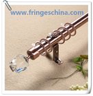 Hot selling delicate crystal glass finials for curtain rods pipes