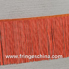 Fluorescent color custom design OEM rayon fringes trimming for garment clothes decoration