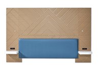 Hampton Inn hotel luxury furniture new design king headboard with upholstery for hotel bedroom