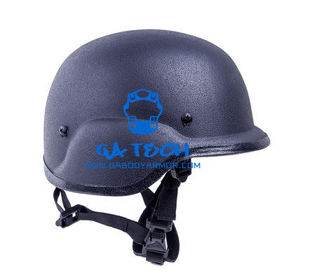 China Pasgt Aramid Black Color Ballistic Helmet/ China factory wholesale black color bullet proof helmet Pasgt kevlar helmet supplier