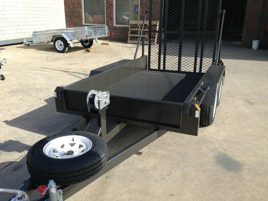 China Multi Purpose Tandem Plant Trailer With Electric Brakes / 3 Way Drawbar supplier