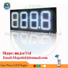 12 Inch High Brightness Outdoor Remote Control 888.8 White LED Digital Gas Price Signs