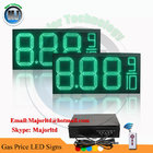 Outdoor Waterproof Green LED Gas Price Changer Panel with Wireless Remote control