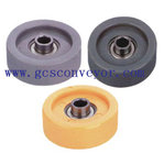 GCS roller skate wheel/50*50Rubberized Fulai Wheel /galvanized Fulai wheel/Track FlowConveyor, recycle trolley