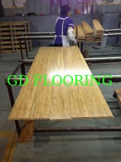 China Cheapest and Harder than wood flooring-- natural strand woven bamboo flooring with T&amp;G with 14 mm thickness supplier