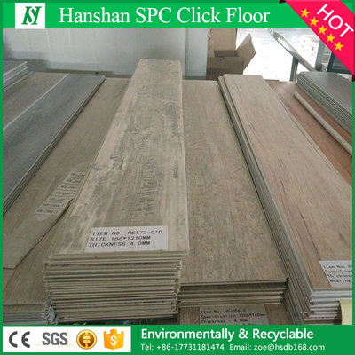 China 2017 new design waterproof vinyl plank flooring/pvc lvt vinyl flooring click supplier