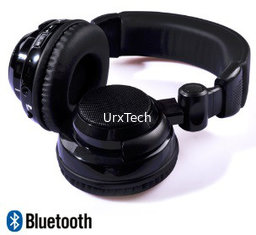 China Black headset Loud and powerful bass noise cancel Wireless Stereo Bluetooth headphone supplier