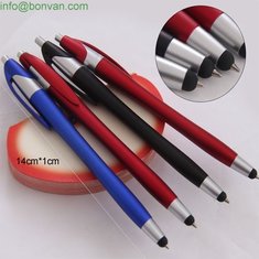 China brand multifunction touch screen Iphone pen,low price touch stylus gift ballpoint pen supplier