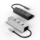 Type-C USB 3.0*3 Hub for MacBook Pro Air Multi function USB with RJ45 1000mbps with PD Charging Port Hubs with mobile st