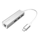 Type-C USB 2.0*3 Hub for MacBook Pro Air with RJ45 100mbps with PD Charging Port Hubs