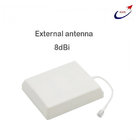 Indoor outdoor white ABS 4G wide band wall mount panel antenna for cell phone modem amplifier repeater system supplier