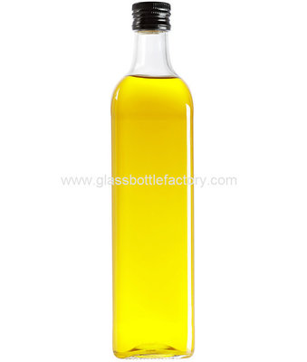 China 1000ml Clear Olive Oil Glass Bottle supplier