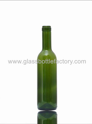 China 375ml Dark Green Bordeaux Wine Bottle supplier