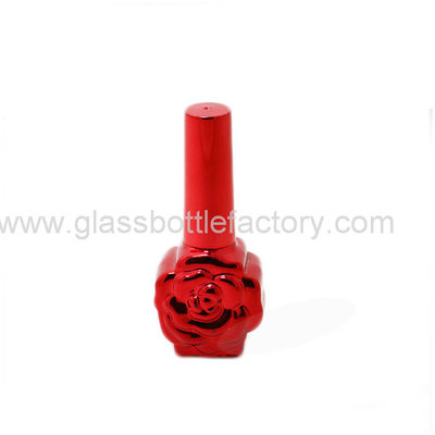 China Red Glass Nail Polish Bottle supplier