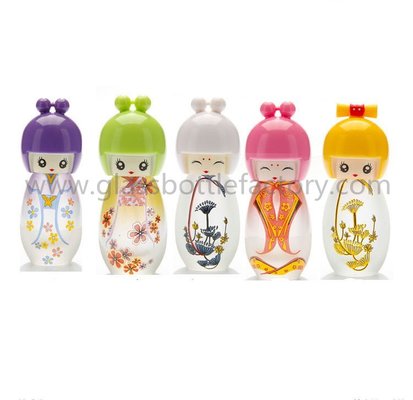 China 20ml Colored Chinese Baby Perfume Glass Bottle With Cap supplier