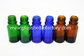 Clear,Amber,Blue and Green Colors Essential Oil Glass Bottles With Bamboo Caps supplier