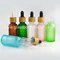 30ml Clear,Amber,Blue,Green Round Essential Oil Glass Bottles With Bamboo Droppers supplier