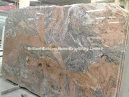 Brazil Juparana Granite Slab, Brail Muilticolor Red Granite Slab