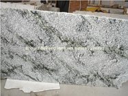 China Multicolor Green Granite Semi-Slab, Natural Green Granite Slab