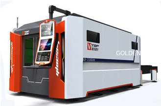 China Golden laser | sheet fiber laser cutting machine GF-1530JH full cover supplier