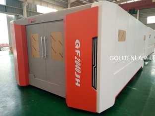 China Golden laser| 2000*6000mm working size sheet laser cutting machine GF-2060JH full cover supplier