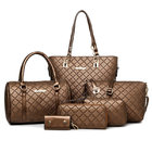 PU leather women handbag new design women set bags 6 pcs 1 set snake skin fashion