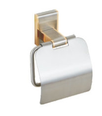 China Toilet Roll holder 85206B-Square &amp;Brass&amp;Nickel Brush +Golden&amp; Bathroom Accessory&amp;fittings&amp;Sanitary Hardware supplier