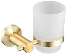 China Tumbler holder83003-Brushed Golden color Round&amp;Stainless steel 304 supplier