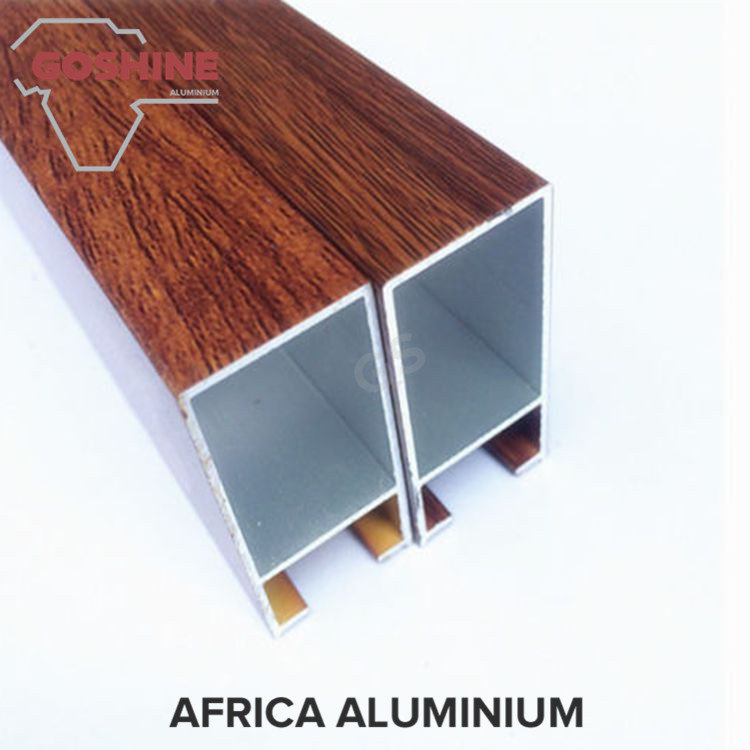Wood Finish extruded aluminum profiles Boiling Resistance And Alkali Resistance supplier