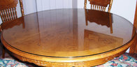 Modern Appearance and No Folded round glass table top