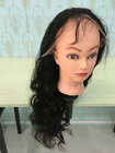 20 inch body wave wavy full lace wigs with 4 clips attached factory produced good price good quality