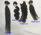 6a grade double layer virgin peruvian human hair weft 18 inch body wave tanlge free no shedding