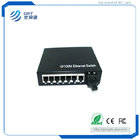 Beijing GRT 10/100/1000M Ethernet  7-RJ45 Port Single/Multi Mode Fiber Optical Media Converter