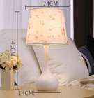 Iron base fabric lampshade soft light elegance Bedside table lamp LX111