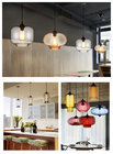 Festival Bar Restaurant Cafe hanging pendant colorful glass LED home decorate lamp customized ceiling light TH102