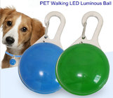 PET Dog LED Night walking flashing ball warning protection against collide sign luminous pendant LW102