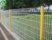 curved fencing nylofor 3d panels coated border green garden wire mesh fence with v folds