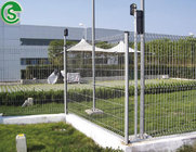 RAL6005 welded 50*200mm mesh nylofor 3D panel fences/PVC coated Bending welded mesh fence